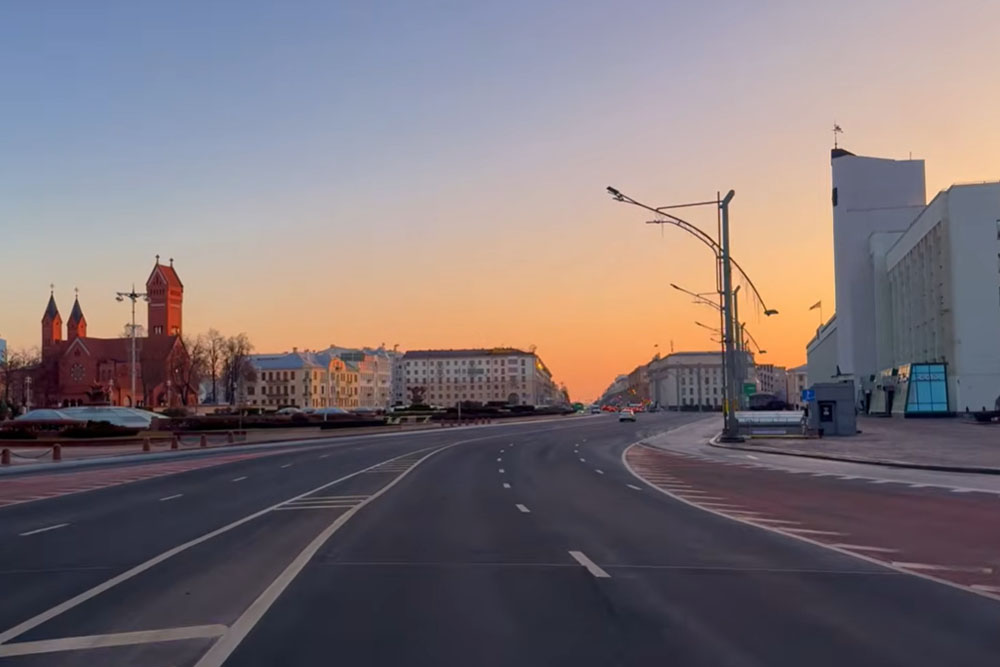 В Беларуси будут сужать некоторые дороги Заужение дорог