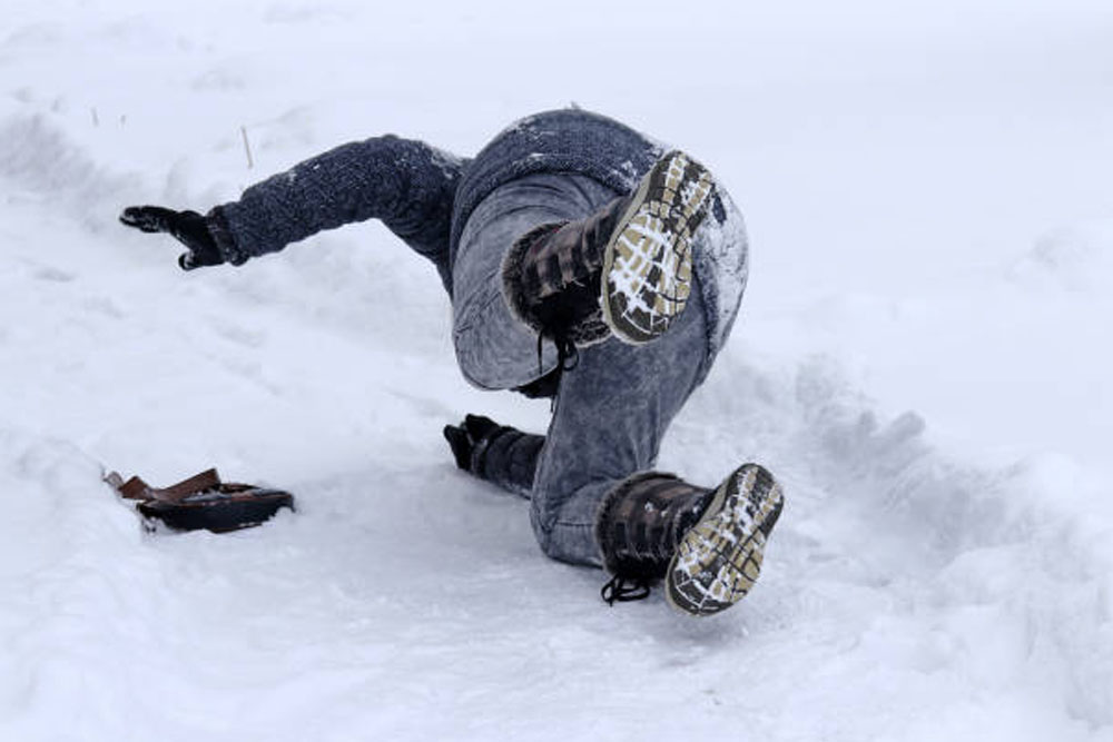 Травмы при гололёде
